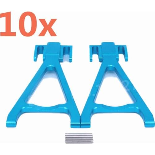 10 Pieces RC Car Aluminum Alloy Rear Lower Suspension Arm A-arm 5333 For 1/10 Scale Models Hobby Traxxas E-Revo Revo 3.3 Buggy