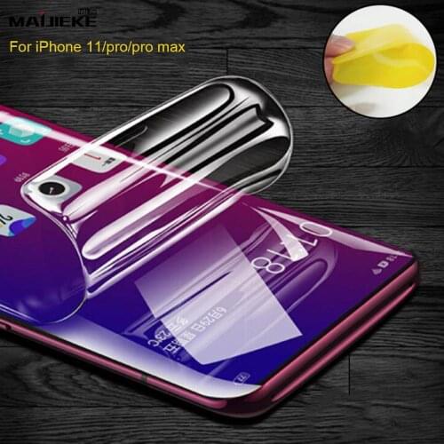 3D HD Front Back Hydrogel Film For iPhone 11 pro max Screen Protector for iPhone 11 pro X Xs max Xr Full Cover Screen Guard Film