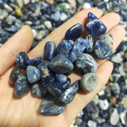 500g Natural Blue Veins Sodalite Chip Gravel Crystal Quartz Reiki Healing Stones Home Ornament Tank Bonsai Decoration