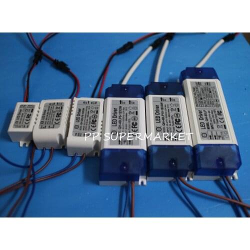 AC 85-265V 1-2x3w 2-4x3w 6-10x3w 10-18x3w 18-30x3w 600mA 650mA LED Driver Convertor Transformer For Ceiling Light Power Supply