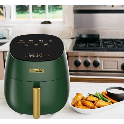 4.5LSmart Air Fryer 8 Programmes Touch Screen Grease-free No Oil Oven Hot Air Grill Deep Fryer Hot Air Home Cook For 3-5 People