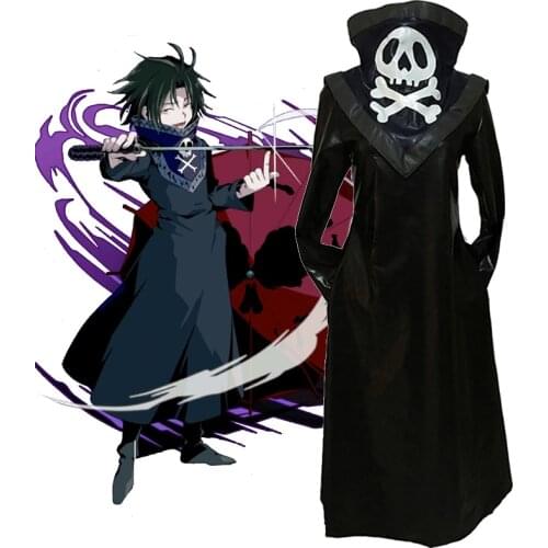 Anime Comic HUNTER Cosplay Costumes Feitan Potoo Cosplay Costume Uniforms Clothes Suits Wears outfits Black Trench Coatss