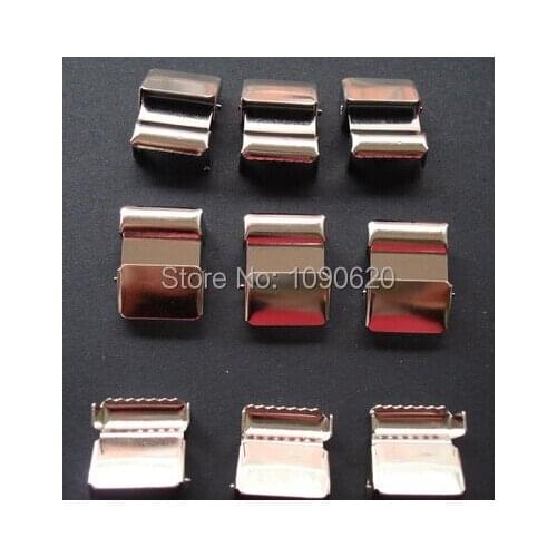 Free shipping 2.5/1.5cm silver adjuster suspender adjuster braces metal clip cosplay accessories