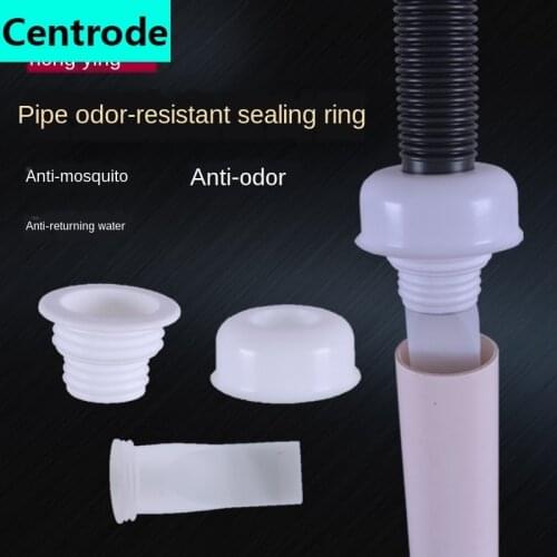 Bathroom Kitchen Drain Pipe Deodorant Sealing Ring Plug Washing Machine Drain Pipe Drain Drain Silicone Deodorant Core