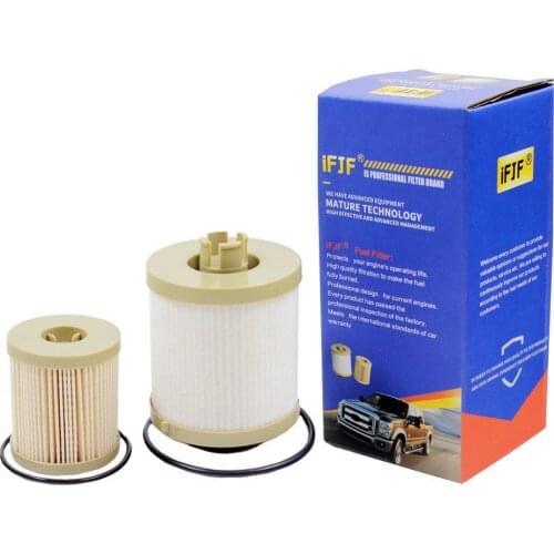 FD4616 Fuel Filter for Ford 6.0L V8 2003-2007 F250 F350 F450 F550 Super Duty Lower Lifter Pump Filter and Upper Fuel Bowl Filter