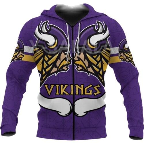 X-Safala Viking Odin Warrior Tattoo 3D All Printed Hoodie Man 1 Women Harajuku Outwear Zipper Pullover Sweatshirt Casual Jacket