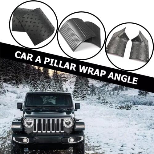 Cowl Body Armor Outer Cowl Covers Corner Guards JL Exterior Accessories Textured Black For Jeep Wrangler JL 2018 For Jeep JL/JK