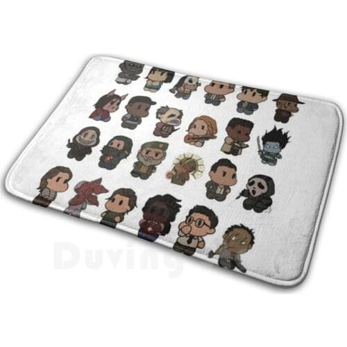 Dead By Daylight Killers And Survivors Chart Soft Non-Slip Mat Rug Carpet Cushion The Plague The Ghost Fred Michael The