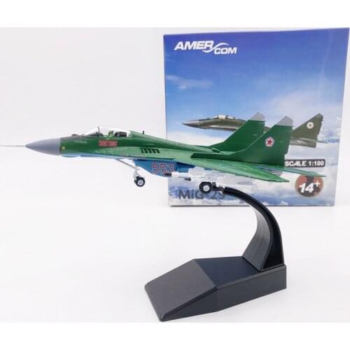1/100 Scale MIG29 MIG-29A Russia Federation Soviet Union Air Force Fighter Aircraft Airplane Models Toys for Display