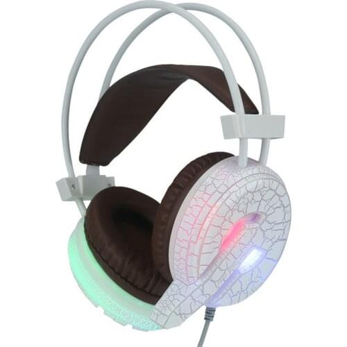 LNBEI Fashion H6 Gaming Headset Deep Bass Computer Game Headphones with microphone LED Light for computer PC Gamer