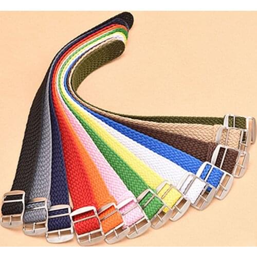 14mm 16mm 18mm 20mm 22mm Nylon Canvas Band Strap NATO ZULU Watchband Men Women Woven Bracelet Accessories for Perlon Straps