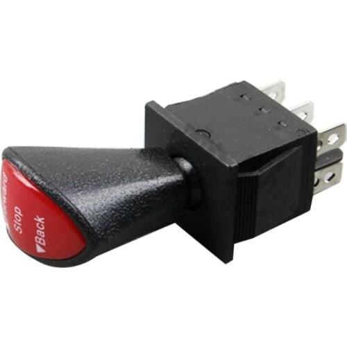 Forward-Stop-Back DPDT 6Pin Latching Slide Rocker Switch KCD4-604-6P Car Switch Accessories Drop Shipping