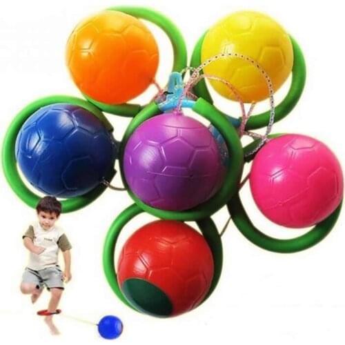 1Pcs Children Colorful Skip Ball Jumping Rope Ball Skip Ropes Sports Swing Ball Toys Playground Sports Kits Outdoor Fun Toy
