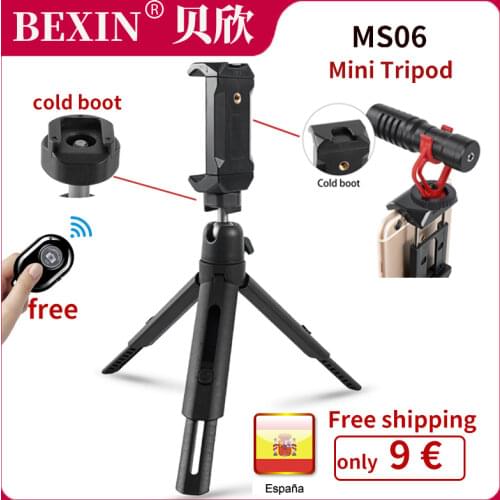 Tripod mobile phone holder with adjustable selfie stick for mobile phone camera selfie stand monopod smartphone tripod mount