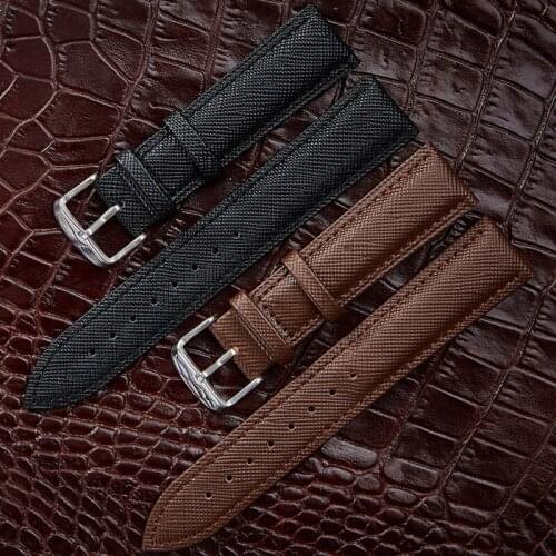 Replacement Genuine Leather Strap 18mm 20mm 22mm High Quality Watchband Bracelet Accessories 18-22mm Universal Belt Wrist-Band