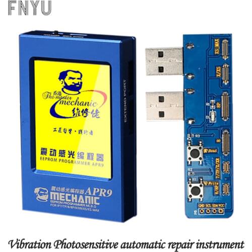 LCD Photosensitive Vibration Restoration instrument MECHANIC APR9 For XS MAX XS XR X 8P 8G 7P 7G Mobile phone repair programmer