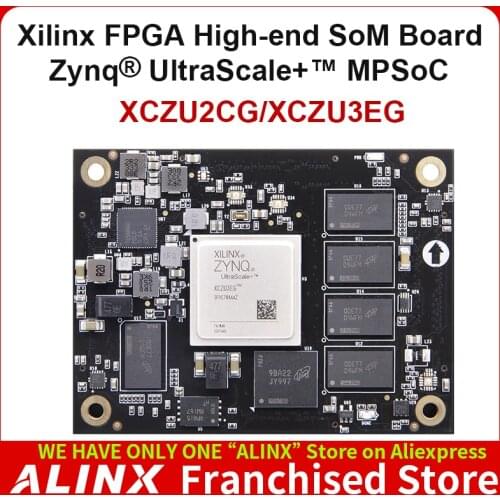 ALINX SoM ACU2CG ACU3EG: Xilinx Zynq UltraScale+ MPSOC AI XCZU3EG ZU2CG Industrial Grade Module
