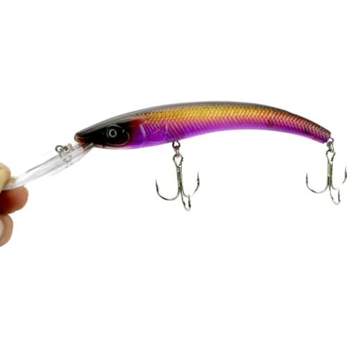 1pcs Big Minnow Plastic Hard Fishing Lures 15.5cm 17.3g Isca Artificial Crankbait Swimbait Fishing Tackle