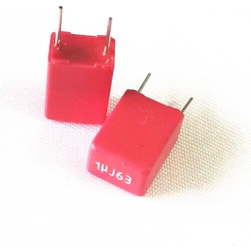 10 piece Original WIMA 1uf 63V MKS2 film capacitor 105/1000n/1U