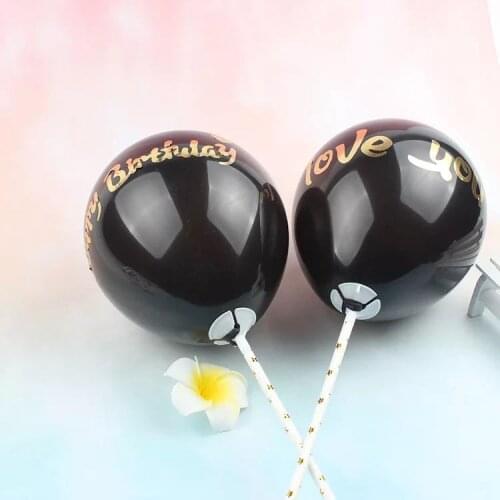 5in Black Balloon Suit Paper Sticker Cake Decor Birthday Party Decor Black Valentines Day Decor Wedding Decor Party Favor Decor