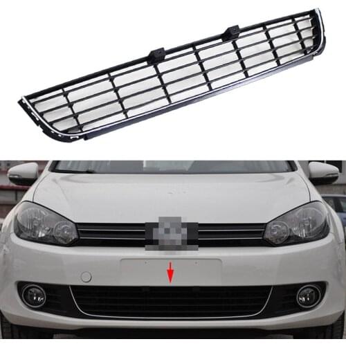 Auto Replacement Front Hood Bumper Grill Grille for VW Golf MK6 2009 2010 2011 2012 5K0853677