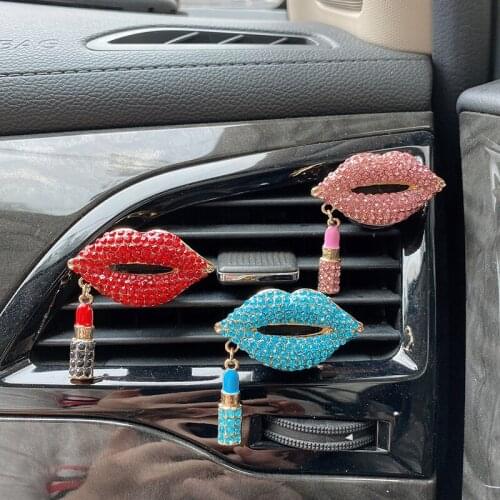 Car air outlet lip perfume clip lipstick air conditioning aromatherapy clip car interior decoration air freshener