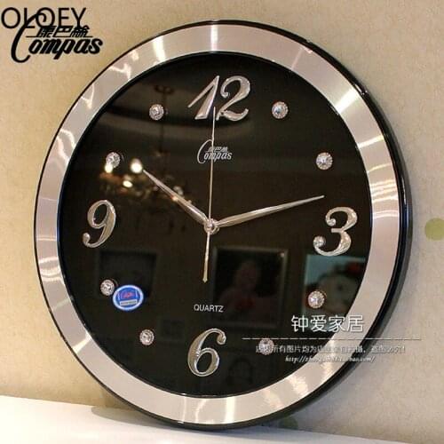 16 Inch Large Wall Clock Modern Design Luxury Silent Living Room Bedroom Wall Watch Home Decor Wall Clocks Europe Kitchen Clock