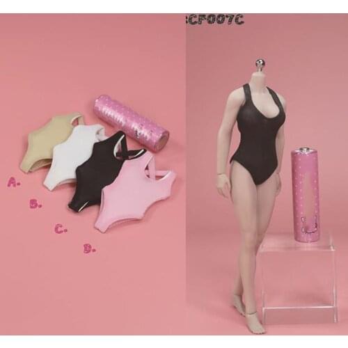 CF007 1/12 Scale Sexy Female Figure Accessory Swimsuit Underwear One- piece Beachwear Accessory Model for 6 inches Body