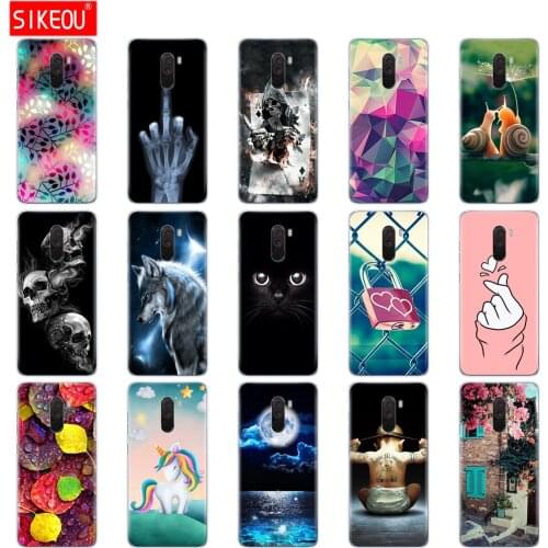 For xiaomi Pocophone F1 Case for xiaomi Poco F1 Case Silicone Soft TPU Phone Case For xiaomi Pocophone F1 Global F 1 Case Cover