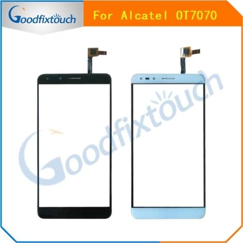 For Alcatel Pop 4 7070 OT-7070 7070X 7070Q 7070A OT7070 Touch Panel Glass Lens Touch Screen Digitizer Sensor Replacement Parts