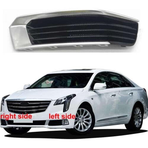 For Cadillac XTS 2018 2019 Front Fog Lamp Frame Anti Fog Lamp Cover Front Bar Grille Decorative Cover