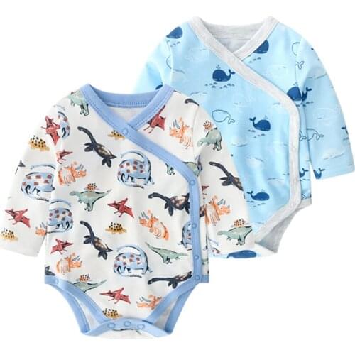 0-24M Baby Romper Boys Girls Jumpsuit Clothing Newborn Baby Costume Boys Girls Cotton Long Sleeve Cute Cartoon Outfit