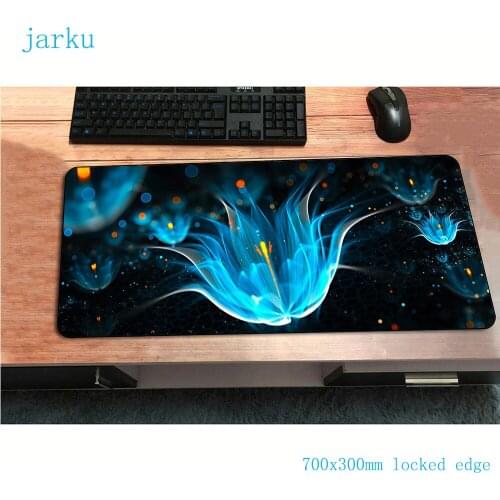 Fractal art mouse pad FLOWER 700x300mm gaming mousepad gamer mouse mat Popular pad keyboard computer padmouse best play mats