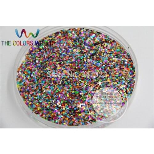 AL15-21 Mix Sparking laser holographic Colors glitter Spangles for nail art and Other DIY decoration 1Pack =50g