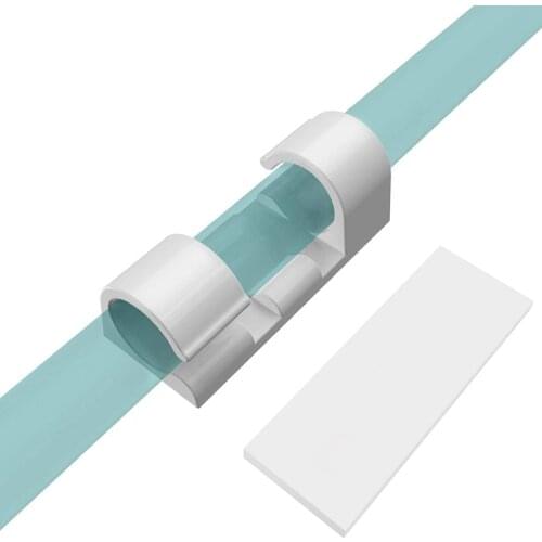 With Strong Self-Adhesive Cable Clamp, Cable Management Tv Pc Wire Holder Adhesive Organizer