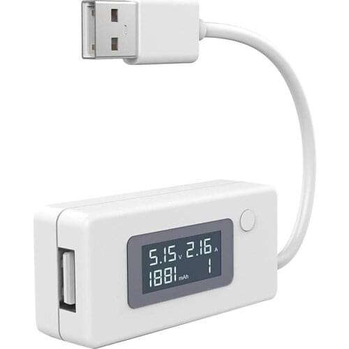 LCD Display USB Voltage/Amps Power Meter Tester Multimeter Test Speed of Chargers Cables Capacity of Power Banks