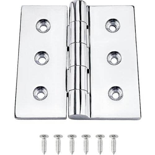 Stainless Steel Boat Butt Hinge 4x4in For Home/marine Yacht Door Or Window Locker Cabinet Deck Tool Box Etc
