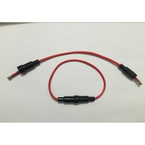 10pcs 6x30mm AGC Fuse Holder In-line screw type with wire