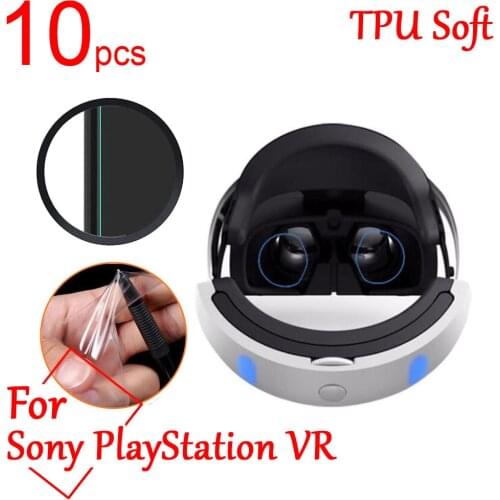 10pcs/lot Ultra Clear TPU Soft Full Screen Protector Guard Cover for Sony PlayStation VR Lens Anti-scratch Protective Film