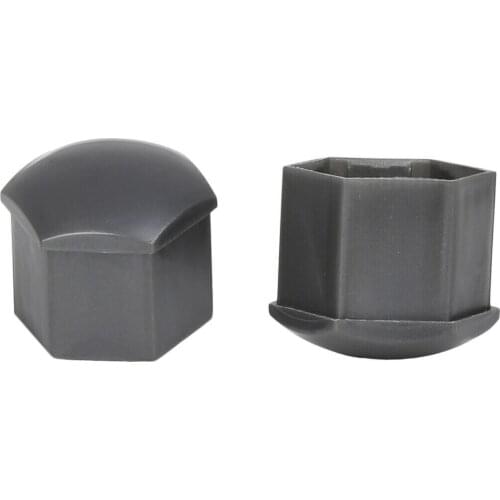 20 Pcs Wheel Lug Cover 21mm Anti-Dust W/ 1* Black Clip Anti-Rusting Bolt Cap Car Hub