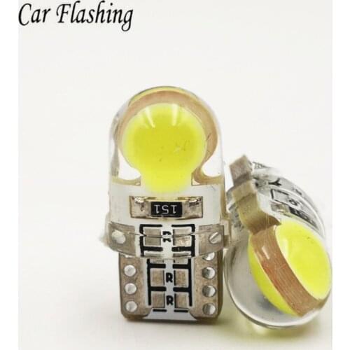 20PCS Auto T10 Led Cold White 194 W5W LED 168 COB Silica Car Super Bright Turn Side License Plate Light Lamp Bulb DC 12V