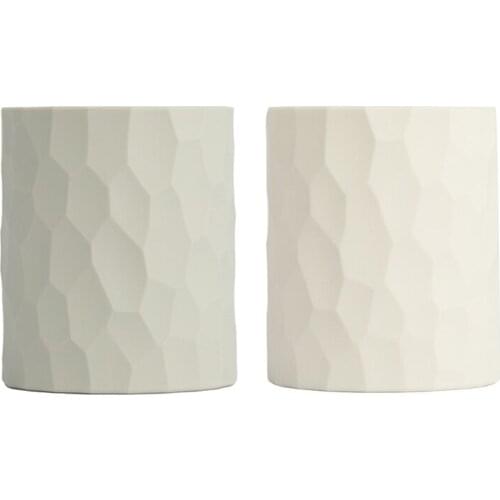 Eco-friendly Silicone Pen Holder Irregular Geometric Grains Design Pen Holder Ideal for Teacher Student Women Men Gifts