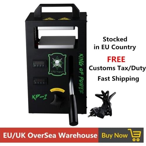 EU Warehouse Stocked Hydraulic Rosin Press Machine with Dual Pressing Heat Plates 4Ton Flower Dabber Oil Pre Extracting Tool Kit