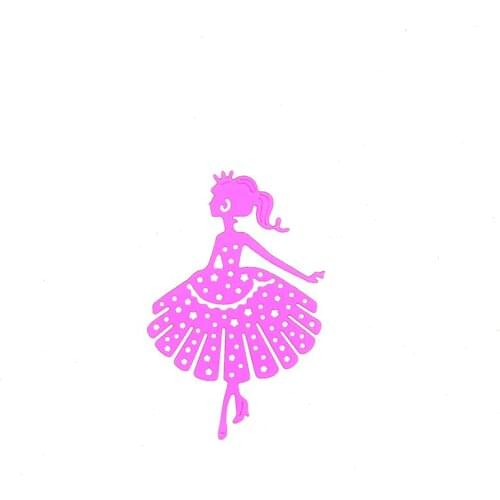 Julyarts Girl Dress Stencils for Card Making Die Cut For DIY Decorative Scrapbooking Engraving Craft Die Random Cutting Template