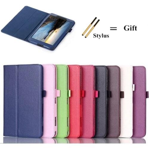Case for galaxy tab a t555 case Leather Flip Funda Cover For Samsung Galaxy Tab A 9.7 SM-T550 SM-T555 TabA 9.7 Tablet Case+ Pen