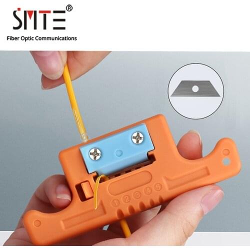 MSAT-5 Fiber Cable Ribbon Stripper MSAT5 Loose Tube Buffer Mid-Span Access Tool Kit 1.9mm~3.0mm Replaceable Blade AUA-05