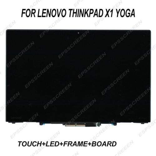 New for LENOVO THINKPAD X1 YOGA 20JE 14.0” FHD 1920*1080 LCD TOUCH SCREEN PANEL REPLACEMENT LED+Digitizer+ bezel+board DISPLAY