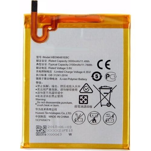 Original antirr HB396481EBC Rechargeable Li-ion phone battery For Huawei ASCEND G7 PLUS HONOR 5X G8 G8X RIO L03 -UL00/TL00/AL00