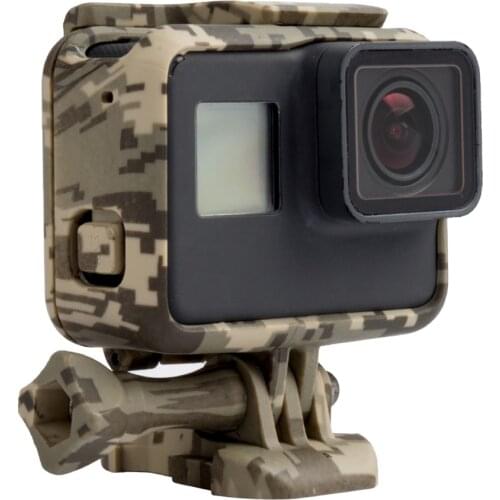 Plastic Protective Housing Case Cover Action Camera Camouflage Protection Border Frame Box for Go Pro Hero 5 Gopro Accessories