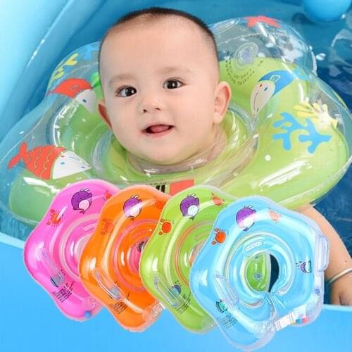 Swiming pool Baby Accessories Swim Neck ring Baby Inflatable Float Ring Safety Infant baby Neck Float Circle Bathing accesorios